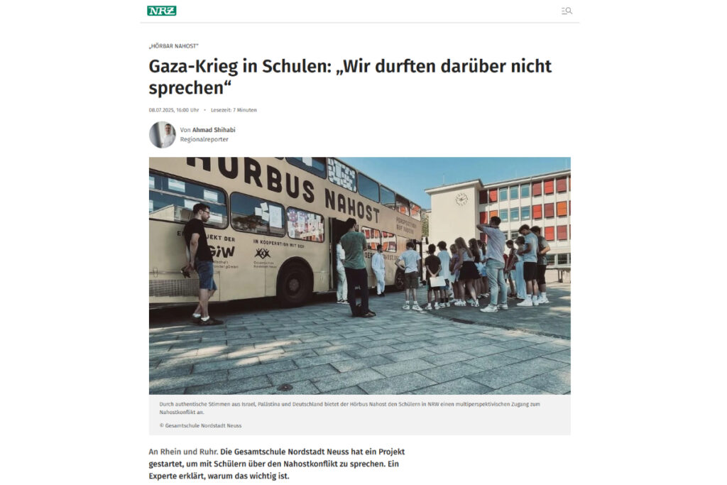 Gaza-Krieg in Schulen: Wir durften darüber nicht sprechen