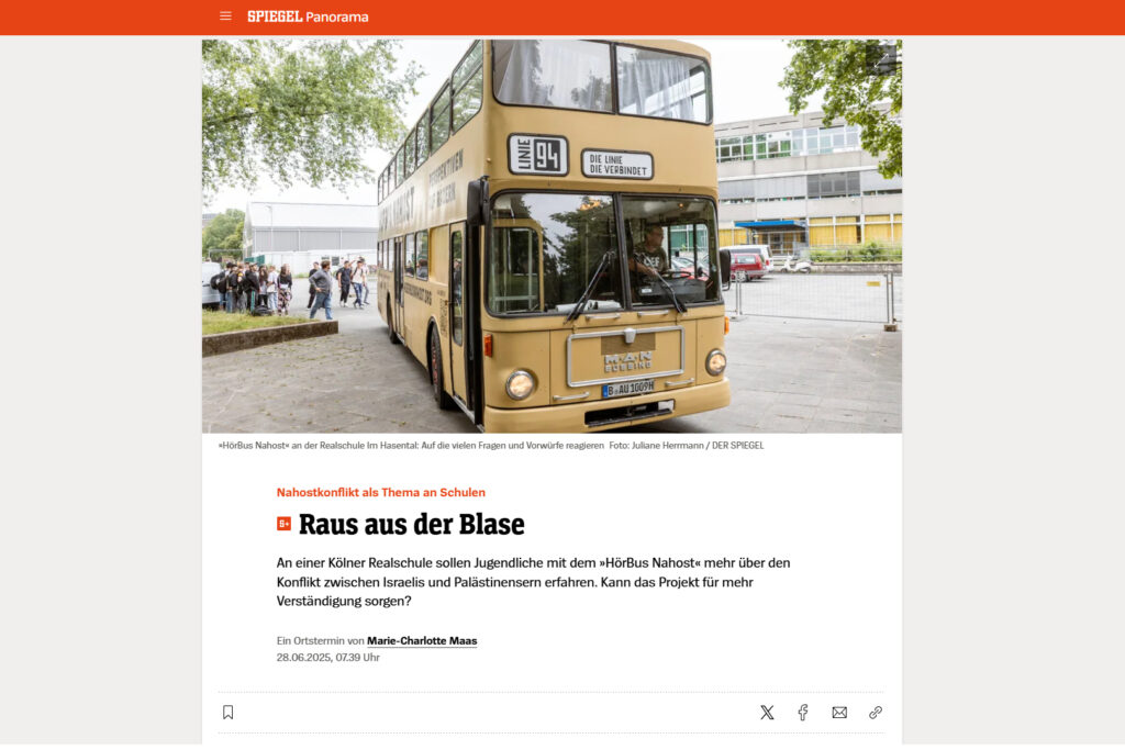 Nahostkonflikt als Thema an Schulen