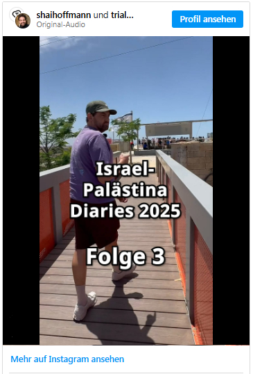 Israel Palästina Diaries 2025 Folge 3